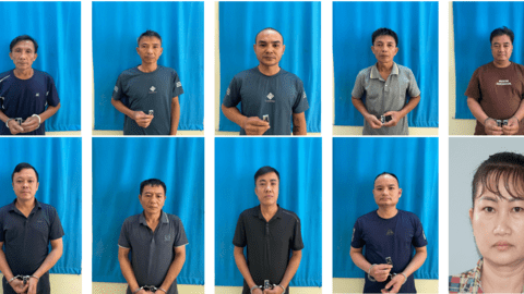 Thanh Hóa: Triệt xóa xới bạc hai chiếu bắt giữ 10 đối tượng, thu giữ hơn 200 triệu đồng