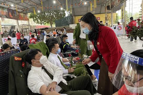 80 Cán bộ chiến sĩ Công an Thanh Hoá tham gia hiến máu tình nguyện