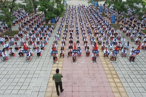 Tuyên truyền pháp luật tại Trường THCS Quảng Thành, phường Quảng Thành, Thành phố Thanh Hoá