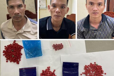 Bắt 3 đối tượng mua bán ma túy từ Điện Biên về Thanh Hóa tiêu thụ