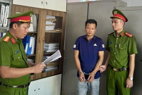 Công an phường Bình Minh bắt đối tượng hủy hoại tài sản