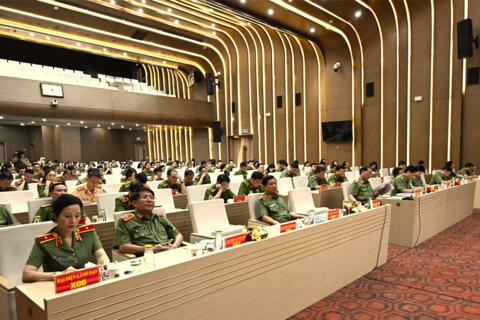 Giao ban công tác chính trị, tư tưởng trong Công an nhân dân 6 tháng đầu năm 2025