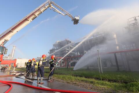 Thực tập phương án chữa cháy và cứu nạn, cứu hộ tại Công ty TNHH Lọc hóa dầu Nghi Sơn