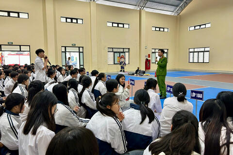 Hơn 1.200 học sinh tham gia chương trình tuyên truyền, trải nghiệm phòng cháy, chữa cháy