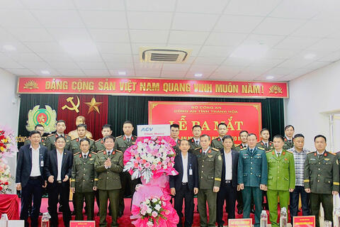 Công an tỉnh Thanh Hoá: Ra mắt lực lượng An ninh hàng không