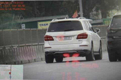 Thông báo danh sách các phương tiện vi phạm quy định về tốc độ trên tuyến Quốc lộ 1, Quốc lộ 45 nối Quốc lộ 1, Quốc lộ 47B, Đường Hồ Chí Minh, Quốc lộ 15.