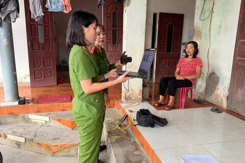 Công an xã Nông Cống lan tỏa phong trào thi đua "Ba nhất" bằng những việc làm ý nghĩa, thiết thực