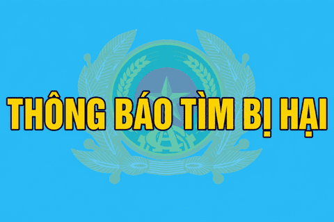 Thông báo tìm bị hại