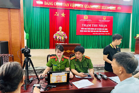 Công an phường Đông Sơn - Chung tay nối dài hành trình xác định danh tính liệt sĩ