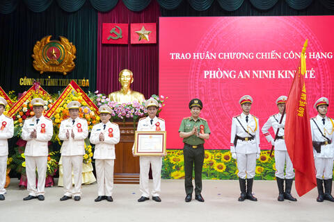 Công an tỉnh Thanh Hóa tổ chức Lễ kỷ niệm 80 năm Ngày truyền thống lực lượng An ninh nhân dân