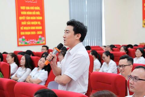 Công an xã Lưu Vệ phối hợp tuyên truyền phòng, chống tội phạm cướp tài sản