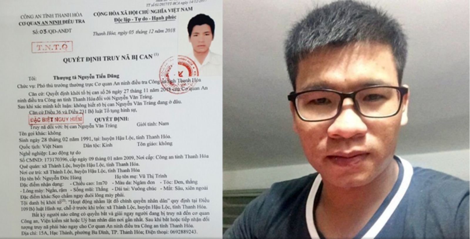 Sự kiện số 64: Công tác đấu tranh phòng, chống phản động và phòng, chống khủng bổ trên địa bàn tỉnh Thanh Hóa