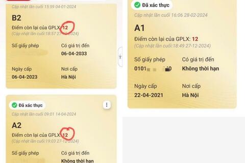 Cảnh báo lừa đảo cài đặt Dịch vụ công để nhận điểm giao thông