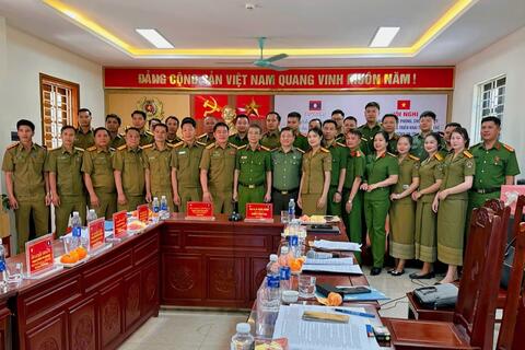 Tăng cường hợp tác quốc tế, chủ động ngăn chặn ma túy từ xa trên tuyến biên giới Thanh Hóa - Hủa Phăn