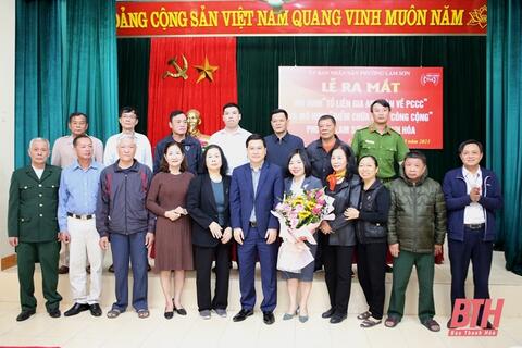 Ra mắt mô hình “Tổ liên gia an toàn về phòng cháy, chữa cháy” và “Điểm chữa cháy công cộng”