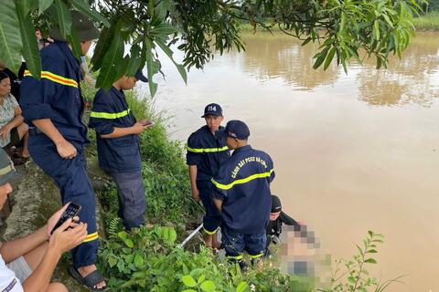 Tìm thấy thi thể nạn nhân đuối nước tại sông Đào, xã Xuân Hòa