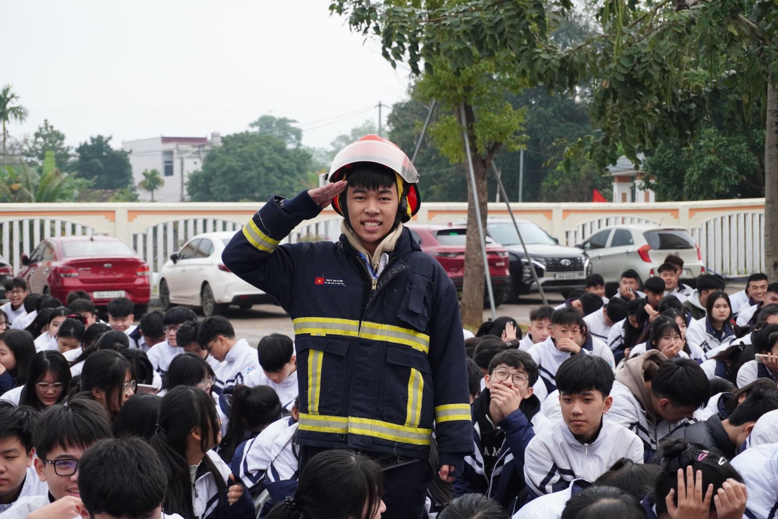 Trung tâm học tập cộng đồng xã Cẩm Thủy đẩy mạnh tuyên truyền PCCC, phòng chống đuối nước và đảm bảo an ninh trật tự học đường