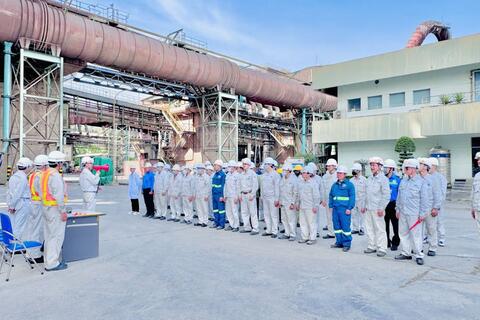 Thực tập Phương án chữa cháy và cứu nạn cứu hộ tại Nhà máy xi măng Nghi Sơn