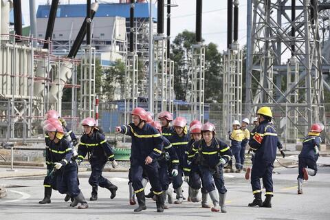 Thực tập Phương án chữa cháy tại Nhà máy nhiệt điện BOT Nghi Sơn 2