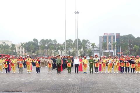 Lan tỏa phong trào toàn dân tham gia PCCC từ Hội thi nghiệp vụ chữa cháy và CNCH “Tổ liên gia an toàn PCCC” tỉnh Thanh Hóa
