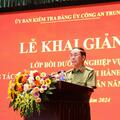 Khai giảng Lớp bồi dưỡng nghiệp vụ công tác kiểm tra, giám sát, kỷ luật Đảng trong CAND năm 2024