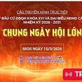 Cầu truyền hình trực tiếp: Ngày bầu cử ĐBQH khóa XVI và đại biểu HĐND các cấp, nhiệm kỳ 2026 - 2031