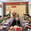 Kiểm tra tiến độ thực hiện xây dựng Công an các phường Đào Duy Từ , Bỉm Sơn kiểu mẫu về an ninh, trật tự và chuyển đổi số năm 2026