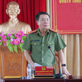 Giám đốc Công an tỉnh làm việc với Trại tạm giam Công an tỉnh và các phân trại tạm giam