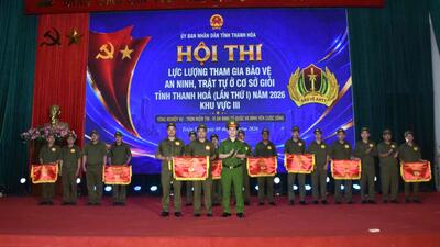Chung kết hội thi lực lượng tham gia bảo vệ ANTT ở cơ sở giỏi tỉnh Thanh Hoá lần thứ I, năm 2026