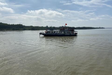 Diễn tập phối hợp tìm kiếm cứu nạn giao thông đường thủy nội địa tại Thanh Hóa năm 2022