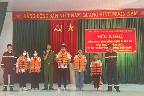 Tuyên truyền kỹ năng phòng, chống tai nạn đuối nước cho trẻ em