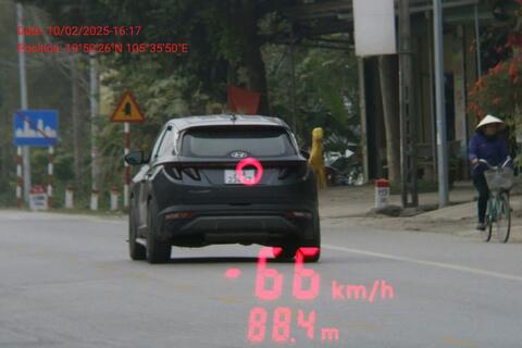 Thông báo danh sách các phương tiện vi phạm quy định về tốc độ trên tuyến Quốc lộ 47 và Quốc lộ 47B