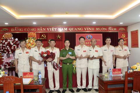 Tiếp tục đẩy mạnh công tác xây dựng đảng, xây dựng lực lượng Thanh tra Công an tỉnh thật sự trong sạch, vững mạnh