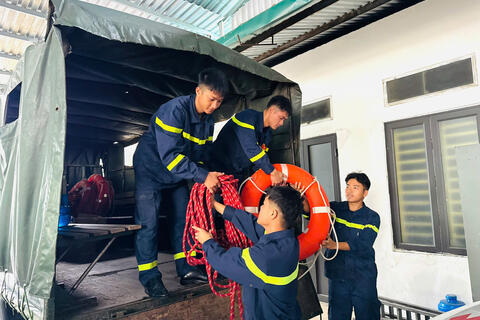 Phòng Cảnh sát PCCC và CNCH sẵn sàng lực lượng, phương tiện ứng phó với cơn bão số 3