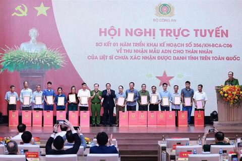 Đẩy mạnh công tác thu nhận mẫu ADN, xác minh danh tính liệt sĩ chưa biết tên