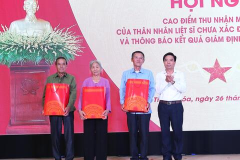 Triển khai cao điểm thu nhận mẫu ADN của thân nhân liệt sĩ chưa xác định được danh tính và thông báo kết quả giám định ADN hài cốt liệt sĩ