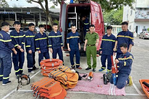 Lực lượng Cảnh sát phòng cháy, chữa cháy và cứu nạn, cứu hộ chủ động các phương án ứng phó với siêu bão Ragasa