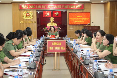 Tập huấn công tác chuẩn bị Đại hội Phụ nữ các cấp trong Công an nhân dân, nhiệm kỳ 2025 - 2030