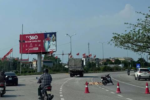 Thanh Hoá: Xảy ra 01 vụ tai nạn giao thông giữa xe ô tô tải thùng và xe mô tô, làm 01 người tử vong tại chỗ