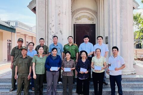 Công an xã Hoằng Giang: Lan toả những việc làm nghĩa tình hướng tới kỷ niệm 80 năm Ngày truyền thống lực lượng An ninh nhân dân