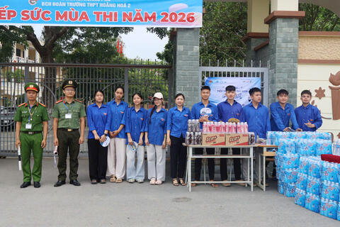 Công an xã Hoằng Phú triển khai các giải pháp bảo đảm an ninh, an toàn kỳ thi tốt nghiệp THPT năm 2026