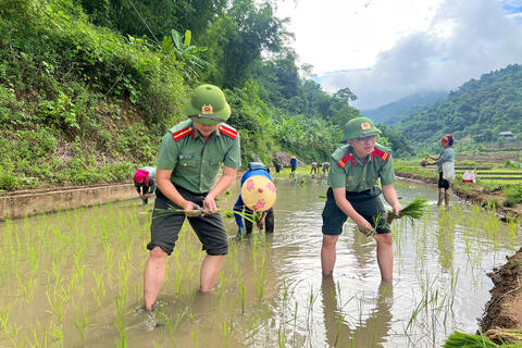 Công an xã Mường Chanh lan tỏa tinh thần “Vì nhân dân phục vụ”