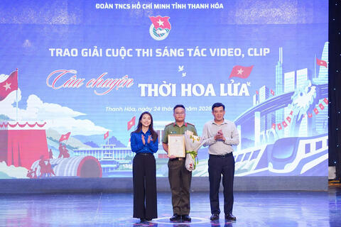 Tuổi trẻ Công an Thanh Hóa giành nhiều giải cao tại Cuộc thi sáng tác video, clip “Câu chuyện thời hoa lửa”