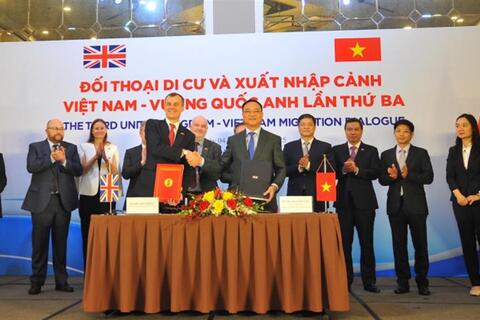 Đối thoại Di cư và Xuất nhập cảnh Việt Nam - Vương Quốc Anh lần thứ 3