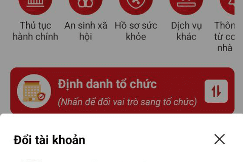 HƯỚNG DẪN THAY ĐỔI THÔNG TIN THÀNH VIÊN TRONG ĐỊNH DANH TỔ CHỨC