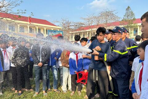 Trung tâm Giáo dục cộng đồng xã Nông Cống phát huy vai trò trong công tác tuyên truyền PCCC và CNCH, giáo dục kỹ năng sống