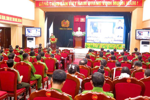 Công an Thanh Hóa tổ chức tập huấn, bồi dưỡng nghiệp vụ công tác PCCC và CNCH cho lực lượng Công an xã, phường