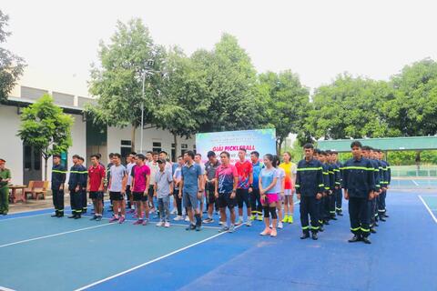 Tổ chức thành công Giải Pickleball kỷ niệm 63 năm Ngày truyền thống lực lượng Cảnh sát Nhân dân