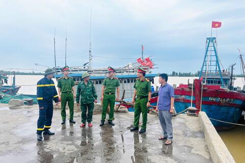 Tăng cường kiểm tra công tác neo đậu tàu thuyền, sẵn sàng ứng phó với bão số 3